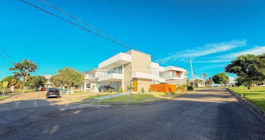 Casa Alto Padrão no Alphaville Araçagy com Vista Mar – 5 Suítes, Porteira Fechada