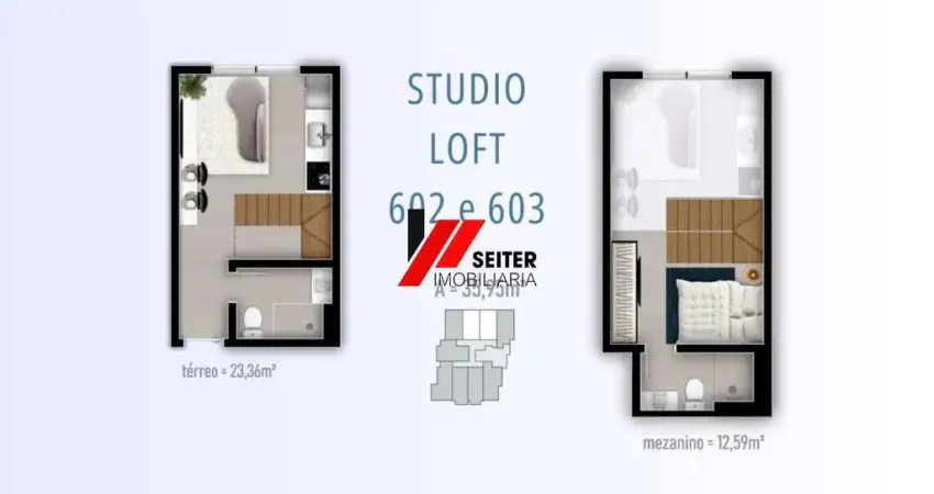 Apartamento com 1 quarto à venda na Travessa Antenor Cardoso da Silva, 39, Trindade, Florianópolis