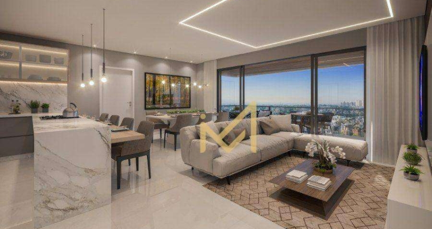 Apartamento com 02 dormitórios, 01 suíte à venda, 125 m² por R$1.830.000,00- Centro - Cascavel/PR