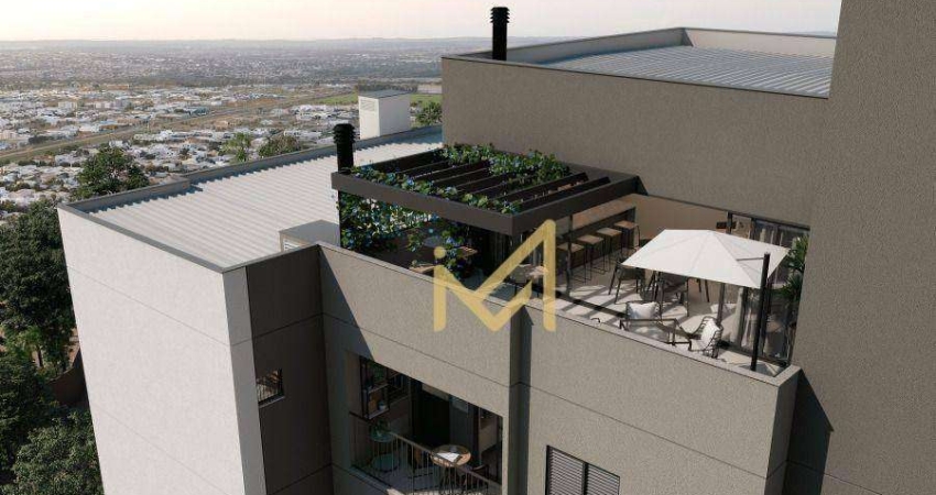 Apartamento com 01 dormitório e 01 suíte à venda, 54 m² por R$ 415.640 - Neva - Cascavel/PR