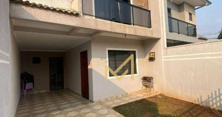 Sobrado com 3 dormitórios à venda, 99 m² por R$ 580.000,00 - Região do Lago 2 - Cascavel/PR