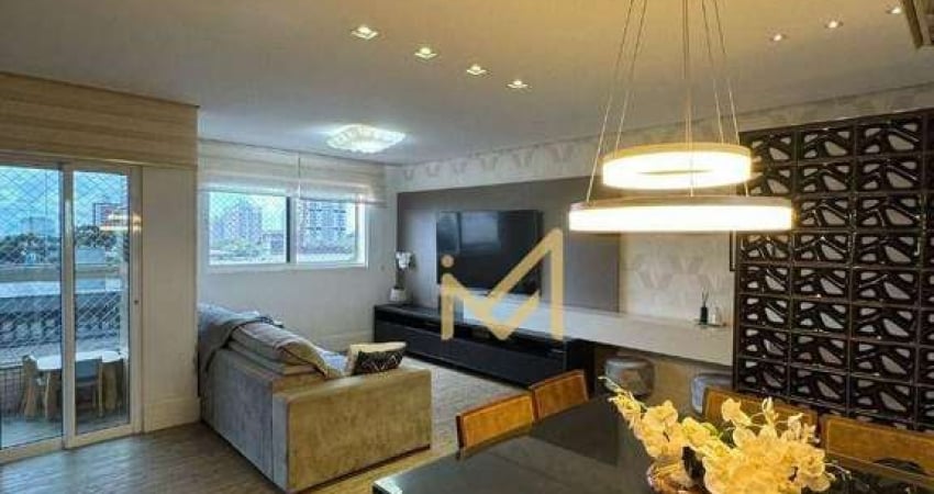 Apartamento com 3 quartos Semi mobiliado com 2 vagas de garagem lado a lado