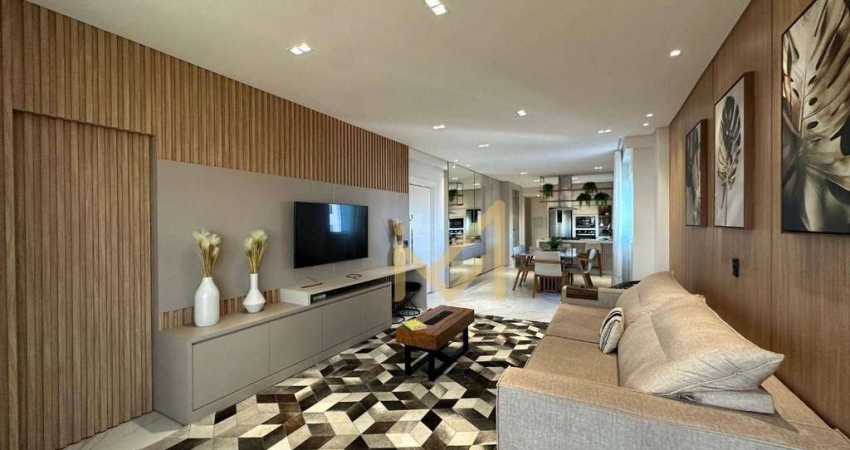 Lindissimo apartamento mobiliado com 3 suítes à venda, 150 m² por R$ 1.475.000 - Country - Cascavel/PR