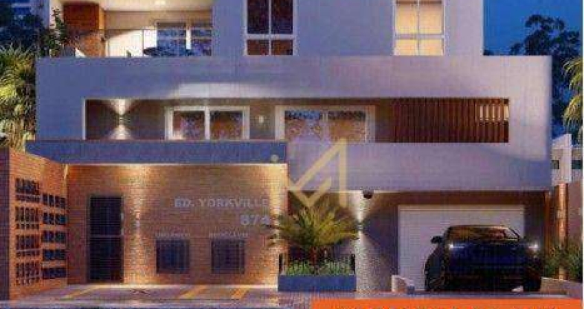 Apartamento com 2 dormitórios à venda, 56 m² por R$ 503.308,45 - Coqueiral - Cascavel/PR