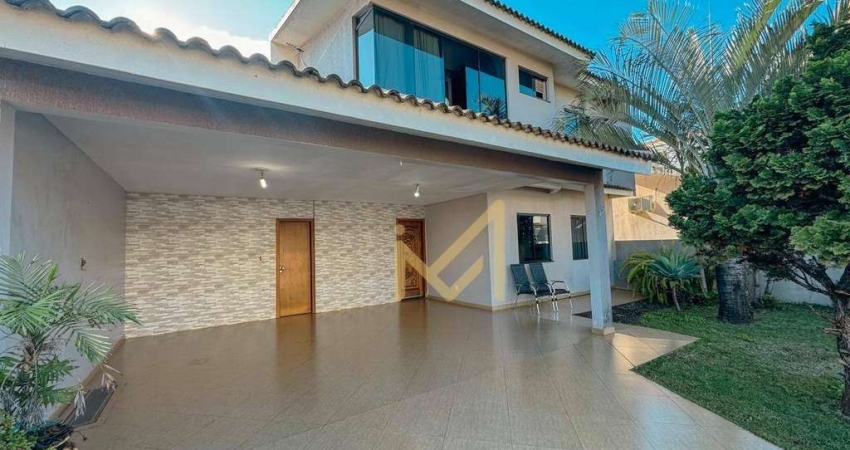 Sobrado com 1 suíte mais 3 dormitórios à venda, 254 m² por R$ 1.500.000 - Pacaembu - Cascavel/PR