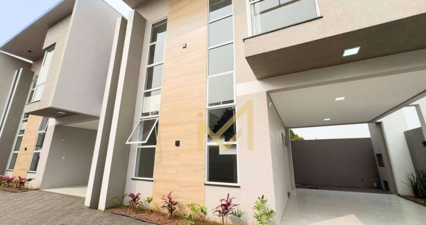 Sobrado em condominio com 1 suíte + 2 dormitórios à venda, 95 m² por R$ 480.000 - Alto Alegre - Cascavel/PR