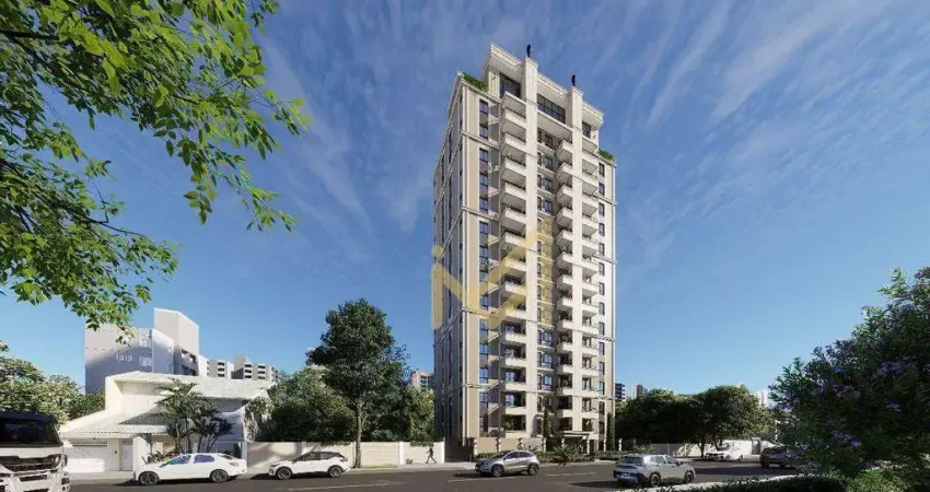 Apartamentos com dois tipos de planta:  2 dormitórios com 44 m² e plantas com 1 suíte + 1 dormitório com 53m² - Alto Alegre - Cascavel/PR