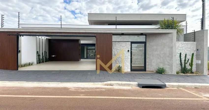 Casa de alto padrão com 3 suítes à venda, 180 m² por R$ 2.000.000 - Colinas Tropical  - Cascavel/PR