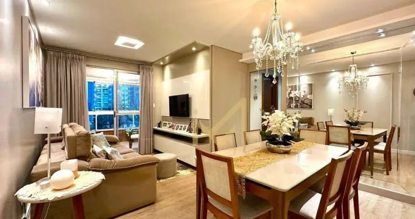 Apartamento com 1 suíte 2 dormitórios à venda, 76 m² por r$ 600.000 - centro - cascavel/pr