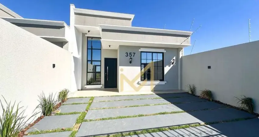 Casa com 1 suíte + 2 dormitórios à venda, 80 m² por r$ 600.000 - parque verde - cascavel/pr