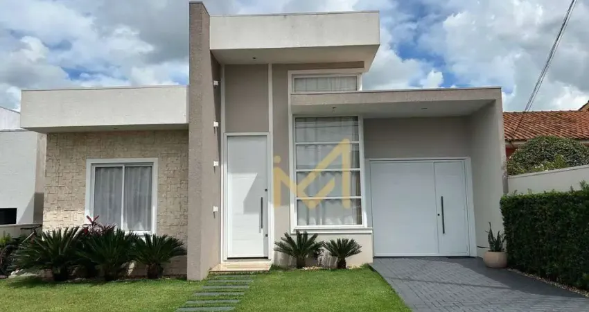 Casa com 2 suites 1 quarto , condomínio fechado à venda, por r$ 1.800.000 - gramado - cascavel/pr