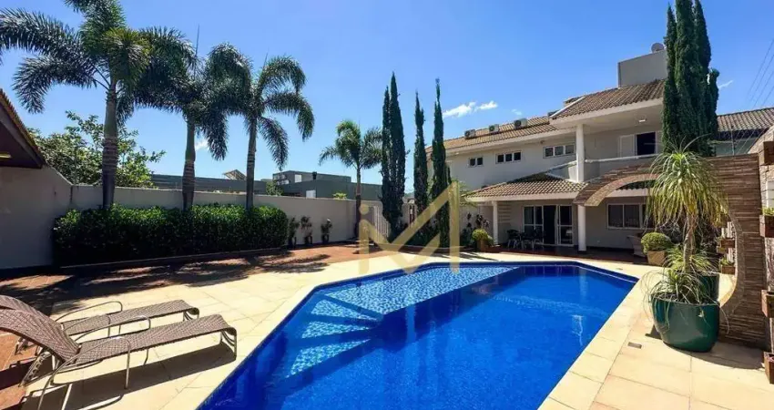 Sobrado mobiliado com 1 suíte master + 3 dormitórios à venda, 352 m² por r$ 2.500.000 - recanto tropical - cascavel/pr