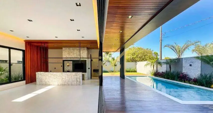 Sobrado com 4 suítes à venda, 410 m² por r$ 6.200.000 - condomínio residencial treviso - cascavel/pr