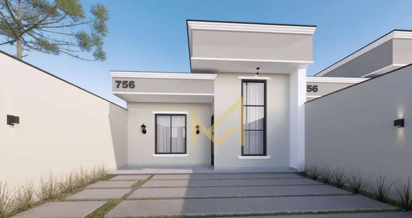 Casas com 1 suíte + 1 dormitório à venda, 70 m² por R$ 550.000 - Paraíso Tropical - Cascavel/PR
