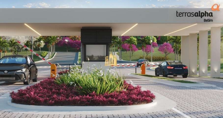 Alphaville Betim - Lote 372m² por R$335.384 - Entrada R$50.307 + 36x - Clube Completo