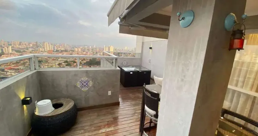 Cobertura c/ 2 suítes e 4 vagas, 160m², à venda no Condomínio New Life Mooca, no bairro Alto da Mooca, por 1.910.000,00