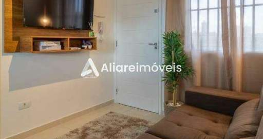 Apartamento c/ 2 quartos, 38m², à venda no Condomínio Residencial Abadiânia, no bairro Vila Guilhermina, por 278.000,00