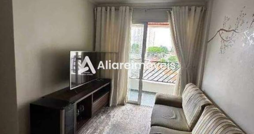 Apartamento c/ 2 quartos, 1 suíte e 2 vagas, 63m², para aluguel no Condomínio Silvana, no bairro Alto da Mooca, por 3.300,00
