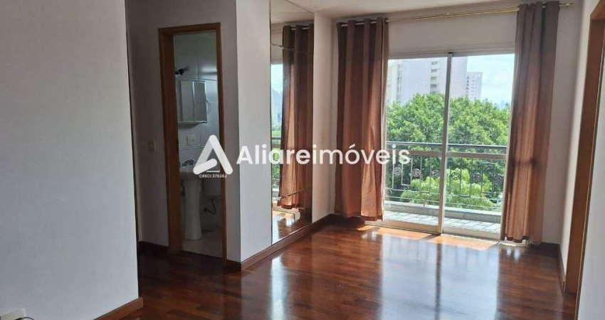 Apartamento c/ 2 quartos, 1 suíte e 2 vagas, 58m², para aluguel no Condomínio Edificio Piazza Fontana, no bairro Parque da Mooca, por 2.500,00