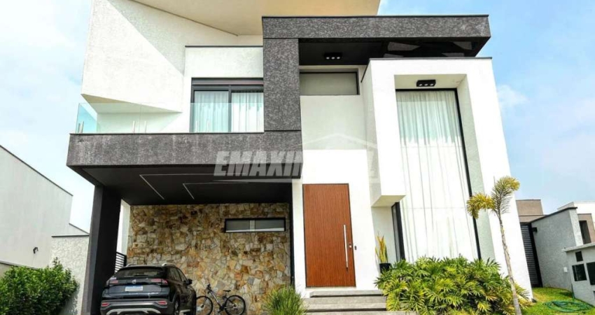 Sobrado com 3 suítes, Área gourmet com piscina e 4 vagas - Alphaville Nova Esplanada