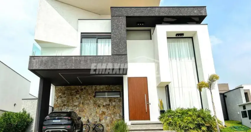Sobrado com 3 suítes, Área gourmet com piscina e 4 vagas - Alphaville Nova Esplanada