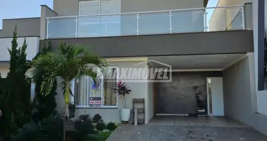 Casa em condomínio fechado com 3 quartos para alugar na Avenida Elias Maluf, Quadra G, Jardim Wanel Ville V, Sorocaba