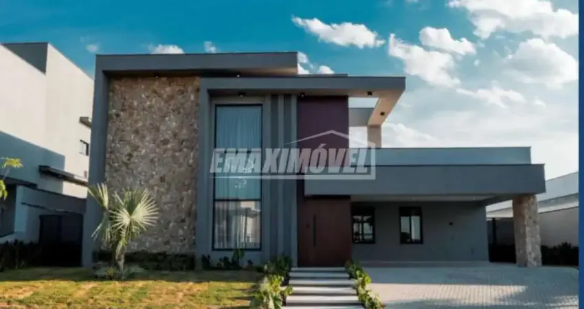 Casa á venda com 4 quartos sendo 4 suítes e 1 com closet no condomínio saint patrick em sorocaba-sp