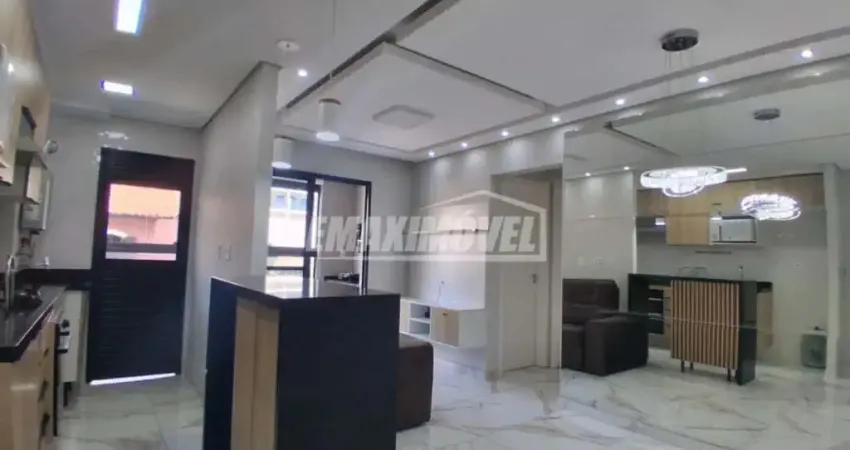 Apartamento semi mobiliado no residencial premium pagliato - sorocaba/sp