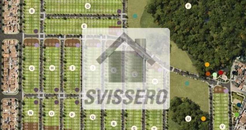 Terreno em condomínio fechado à venda na Rua dos Pedreiros, Núcleo Residencial Edison Bastos Gasparini, Bauru