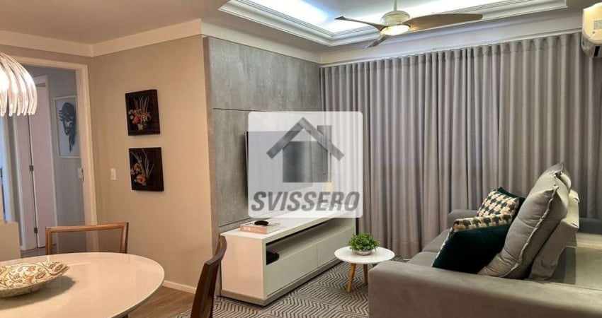 Apartamento mobiliado para alugar com 135 m² e 2 quartos em Vila Aviação, Bauru - SP