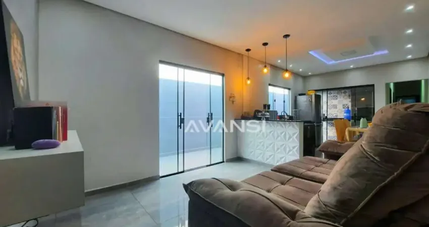Casa com 3 dormitórios à venda, 130 m² por R$ 470.000,00 - Jardim Pérola - Santa Bárbara D'Oeste/SP