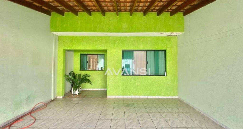 Casa com 2 dormitórios à venda, 76 m² por R$ 295.000,00 - Parque Residencial Jacyra - Santa Bárbara D'Oeste/SP
