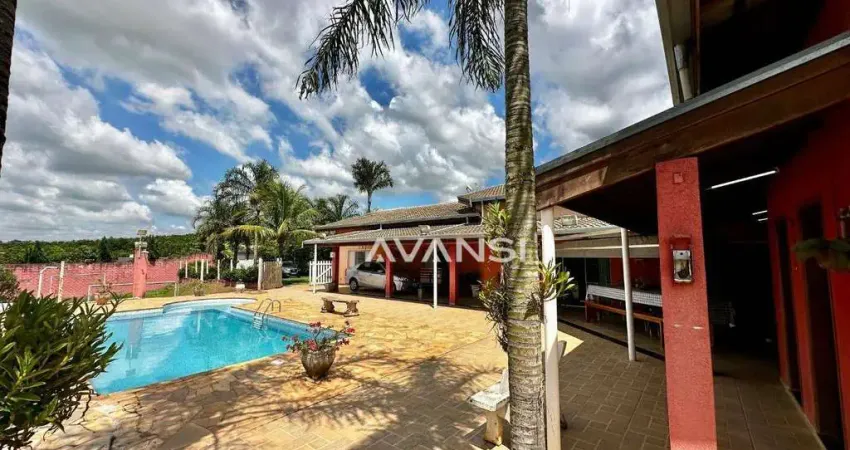 Chácara Condomínio Fechado São Roque 3 com 2 dormitórios à venda, 1250 m² por R$ 900.000 - Geada - Limeira/SP