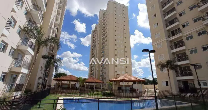 Apartamento Residence Club com 2 dormitórios à venda, 50 m² por R$ 243.800 - Cariobinha - Americana/SP