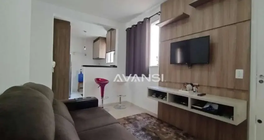 Apartamento Parque Asteca com 2 dormitórios à venda, 46 m² por R$ 189.000 - Loteamento Industrial Machadinho - Americana/SP
