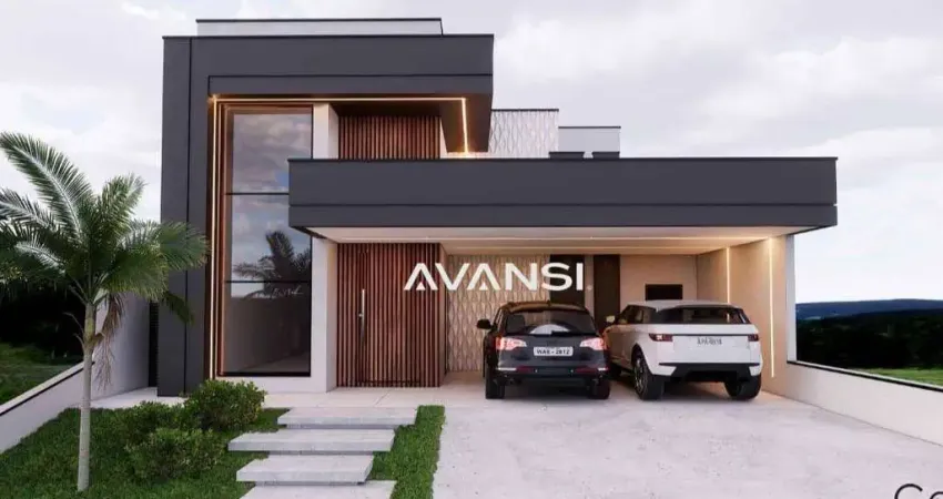 Casa Cond. Macknight com 3 dormitórios à venda, 182 m² por R$ 1.750.000 - Loteamento Residencial Mac Knight - Santa Bárbara D'Oeste/SP