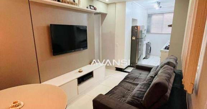 Apartamento Residencial Alabama com 2 dormitórios à venda, 56 m² por R$ 197.000 - Residencial Parque Alabama - Americana/SP