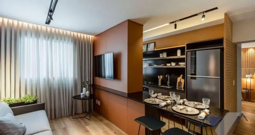 Apartamento com 1 dormitório à venda, 38 m² por r$ 513.818,97 - centro - cascavel/pr