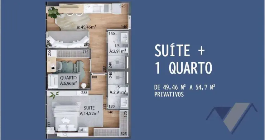 Apartamento com 2 dormitórios à venda por R$ 722.062,17 - Centro - Cascavel/PR