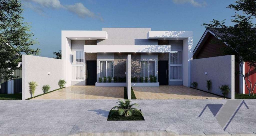 Casa com 2 dormitórios à venda, 50 m² por R$ 285.000,00 - Floresta - Cascavel/PR