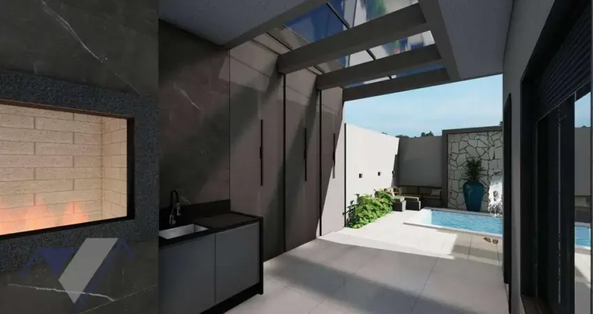 Casa térrea de impacto no Recanto Tropical III – na planta!
