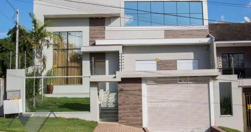 Sobrado com 3 dormitórios à venda, 270 m² por r$ 2.650.000,00 - alto alegre - cascavel/pr