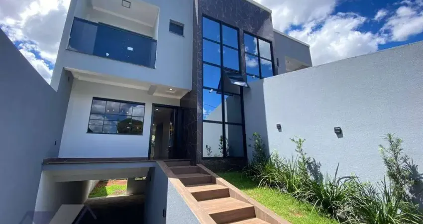 Sobrado com 3 dormitórios para alugar, 198 m² por r$ 5.500,00/mês - parque são paulo - cascavel/pr