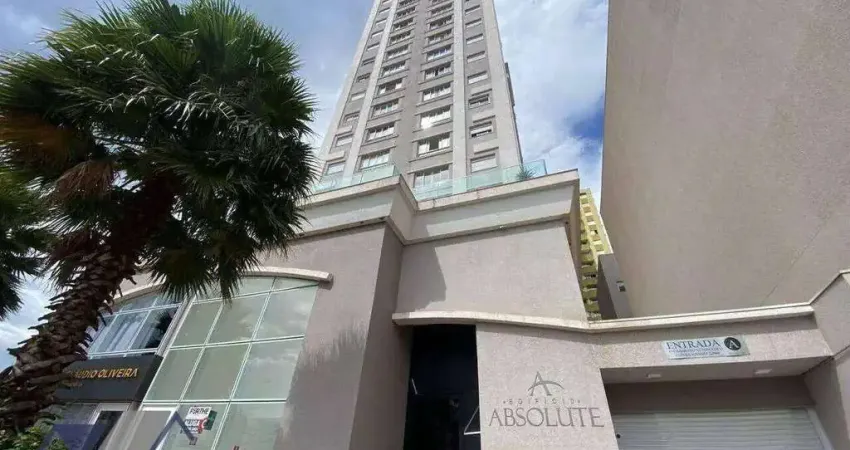 Apartamento com 1 dormitório para alugar, 54 m² por r$ 3.705/mês - centro - cascavel/pr