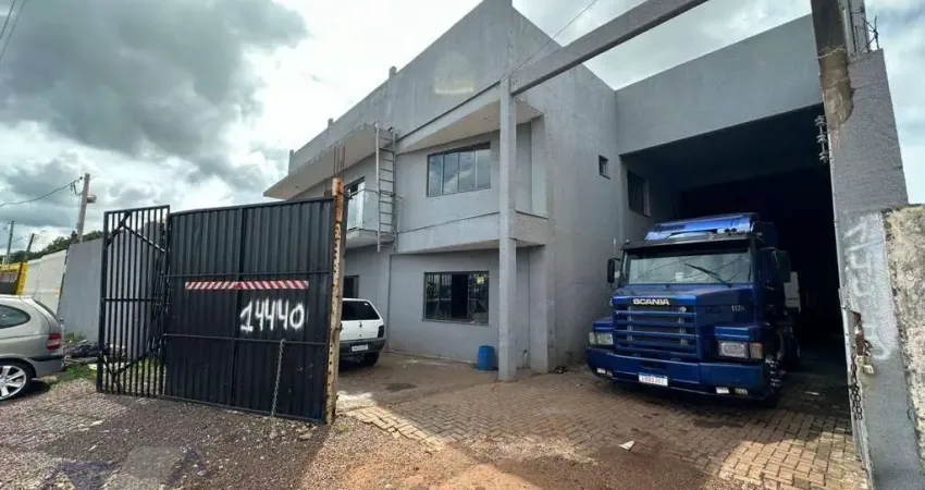 Barracão para alugar, 747 m² por r$ 8.000,00/mês - universitário - cascavel/pr