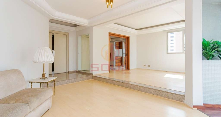 Apartamento face norte/oeste com 191m², 3 suítes e 2 vagas