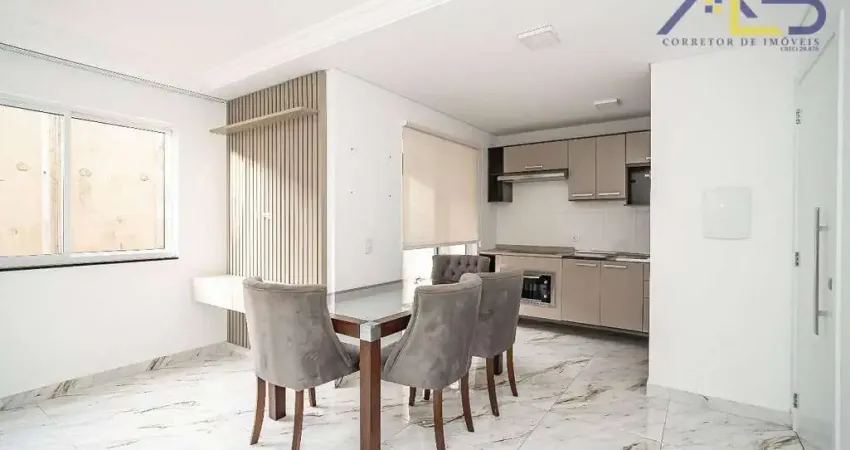 Apartamento semi-mobiliado com 2 dormitórios, 60 m² - venda por r$ 429.900 ou aluguel por r$ 2.548/mês - centro - pinhais/pr