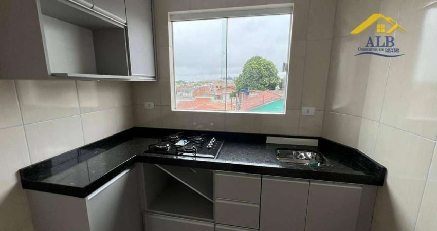Apartamento com 2 dormitórios para alugar, 50 m² por R$ 1.609,00/mês - Jardim Cláudia - Pinhais/PR