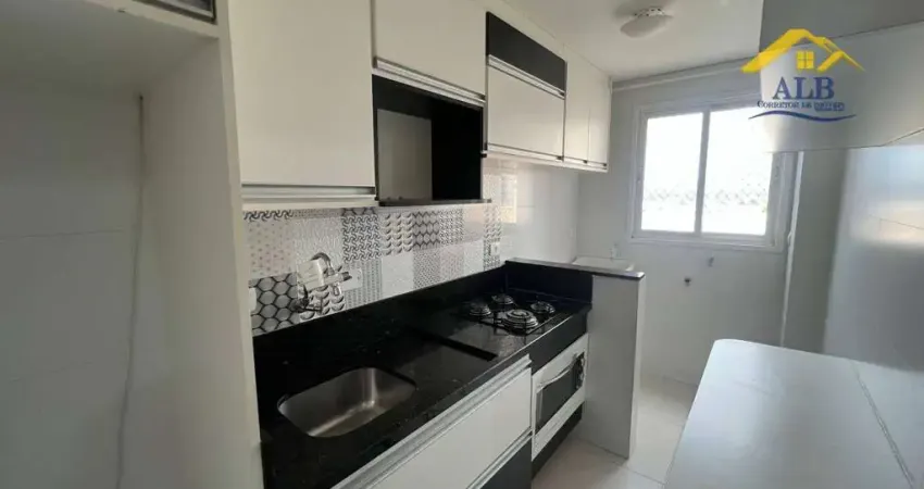 Apartamento semi mobiliado com 2 dormitórios para alugar, 63 m² por r$ 1.799/mês - jardim cláudia - pinhais/pr