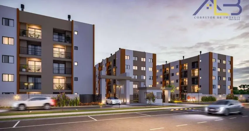 Apartamento com 2 dormitórios à venda, 44 m² por r$ 309.549,44 - atuba - pinhais/pr